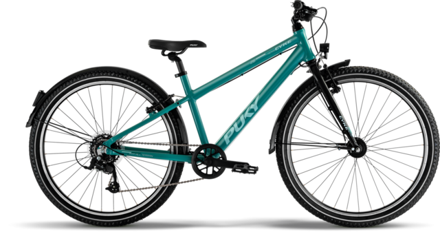 Puky Cyke 26-8 Active Barnesykkel Turquoise/Black 