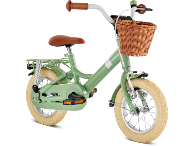 Puky Youke 12 Classic Barnesykkel Retro green 