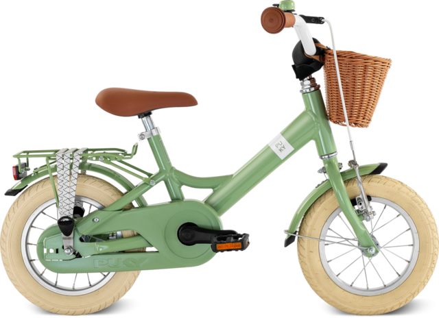 Puky Youke 12 Classic Barnesykkel Retro green 