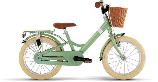 Puky Youke 16 Classic Barnesykkel Retro green 