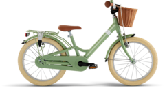 Puky Youke 18 Classic Barnesykkel Retro green