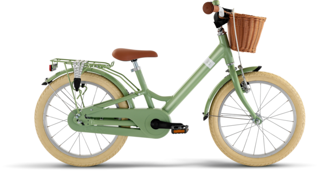 Puky Youke 18 Classic Barnesykkel Retro green 