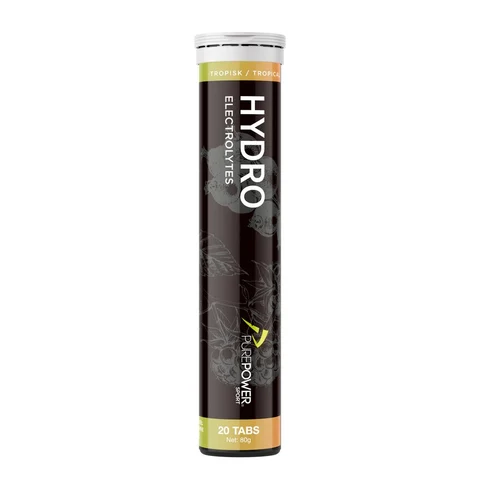 PurePower Hydro Tabletter Tropisk, 20 x 4g