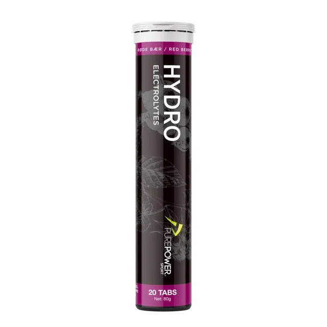 PurePower Hydro Tabletter Appelsin, 20 x 4g, Med Elektrolyter 