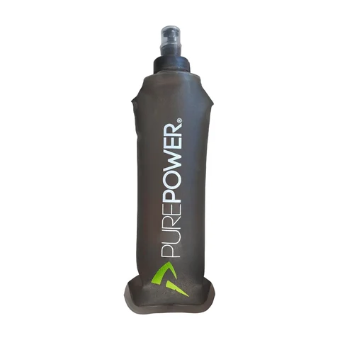 PurePower Softflaske Sort, 500ml