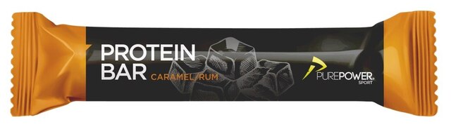 PurePower Protein Bar Karamell og rom, 55g 