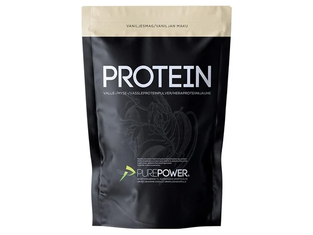 PurePower Protein Drikk Vanilj, Whey, 1 kg 