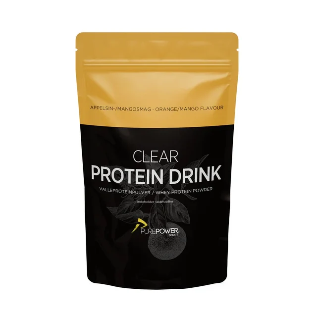PurePower Clear Protein Drikk Appelsin og Mango, 400g 