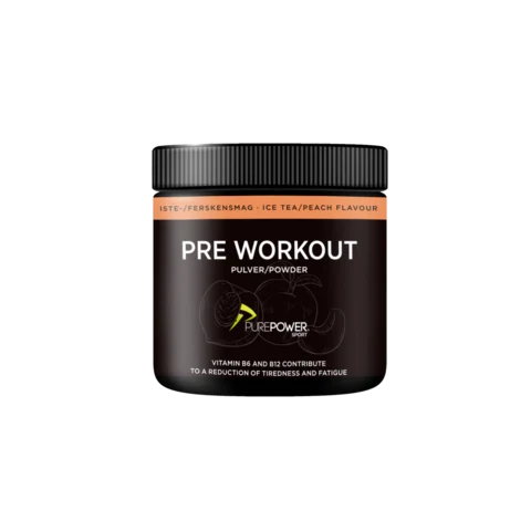 PurePower Pre-Workout PWO Icetea/Peach, 300 g