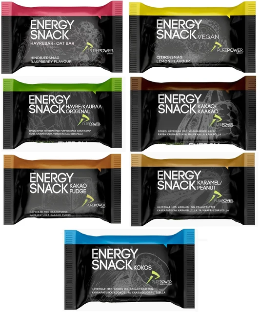 PurePower Energy Snack Variety 7-Pack 7 x 50/60 gram 