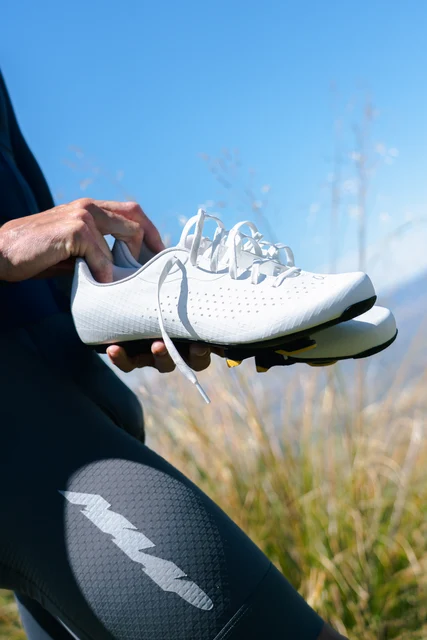 QUOC M Pro Lace Landsvägssko White, Str. 47 