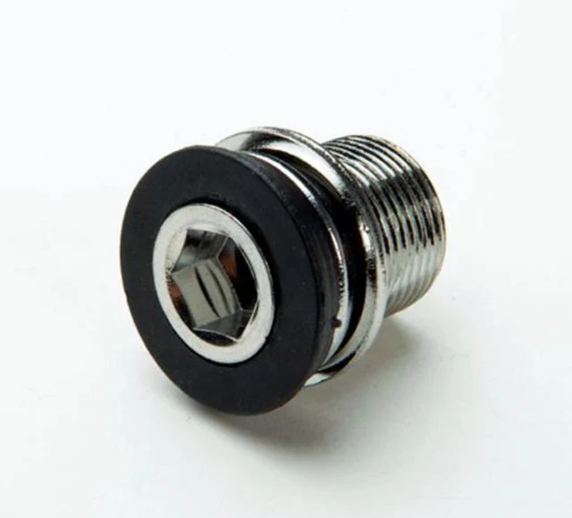Race Face M15 ISIS Krankbolt M15 x 26mm, stål, m/plastdeksel 