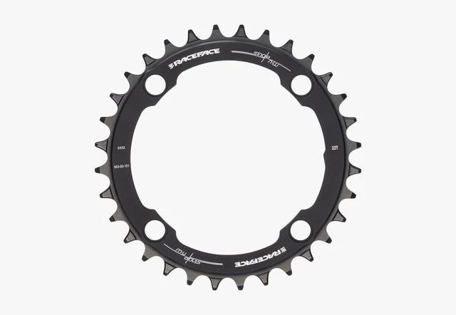 Race Face Narrow Wide krankdrev 32T, 104BCD, 9/10/11/12s, Sort 