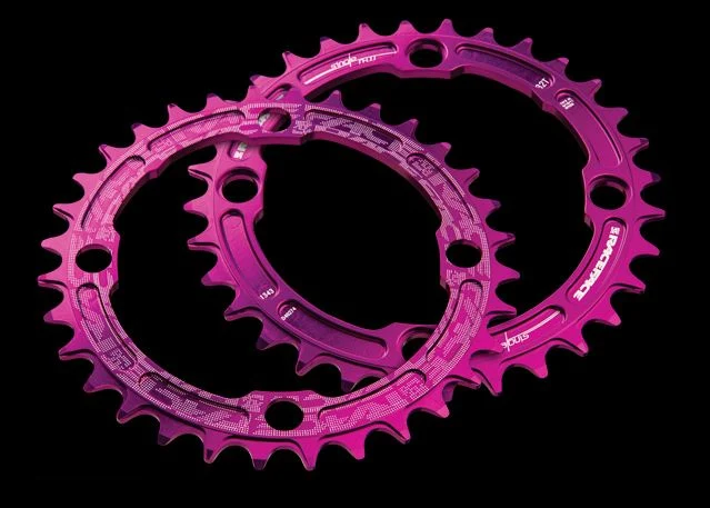Race Face Narrow Wide krankdrev 32T 32T, 104mm bcd, 9/10/11/12speed, Lilla 