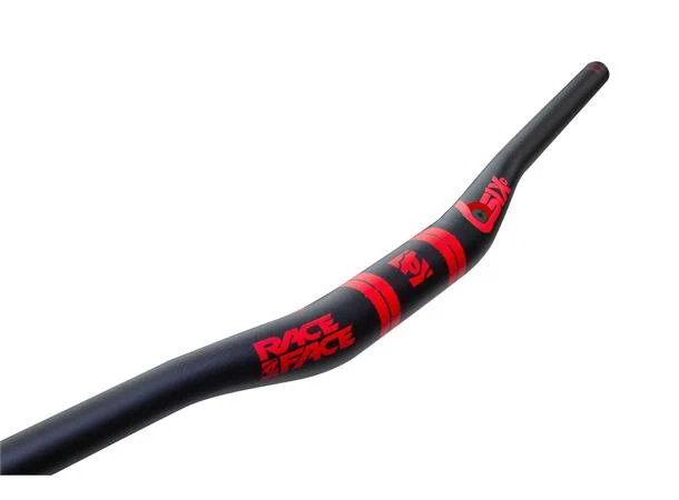 Race Face SixC 35 Riser Styre Svart/Grön, Ø35, 20mm, 820mm, 20mm Rise 