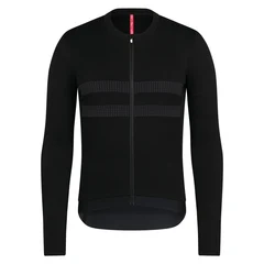 Rapha Men's Brevet LS Merino Trøye Black/Black, Str. L