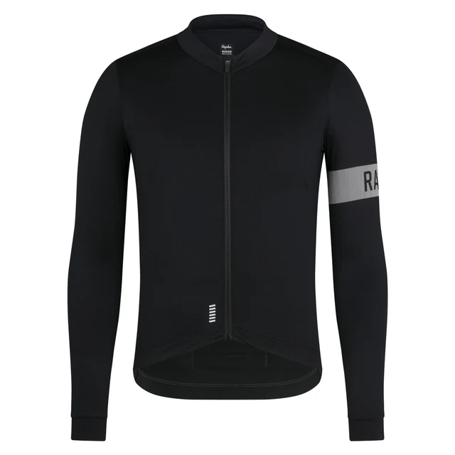 Rapha Men's Pro Team LS Midweight Trøye Black/White, Str. L 