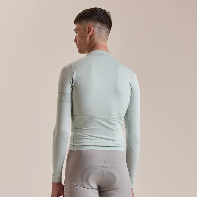 Rapha Men's Pro Team LS Midweight Trøye Grey/White, Str. XL 