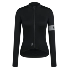 Rapha W's Pro Team LS Midweight Trøye Black/White, Str. S