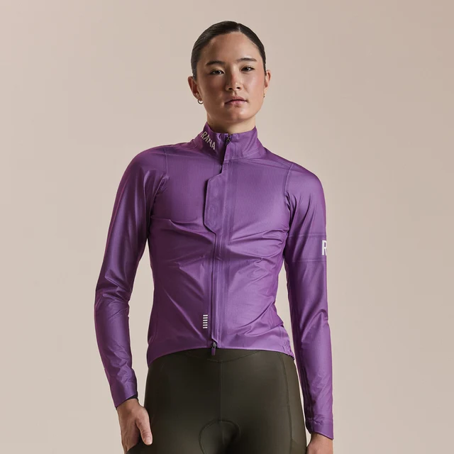 Rapha W's Pro Team Gore-Tex Regnjakke Deep Magenta/White, Str. S 