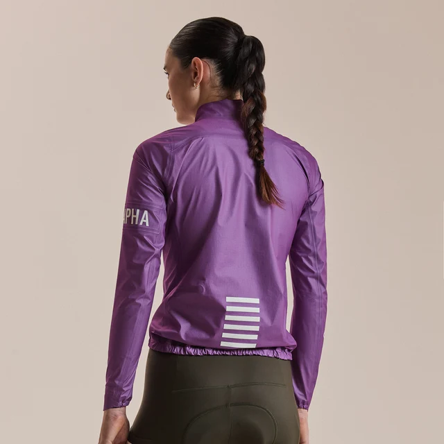 Rapha W's Pro Team Gore-Tex Regnjakke Deep Magenta/White, Str. S 