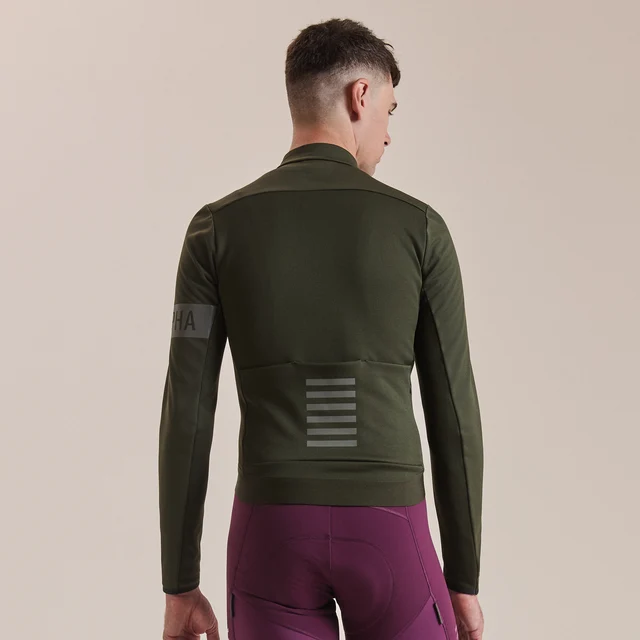 Rapha Men's Pro Team Thermal Jakke Bottle Green, Str. L 