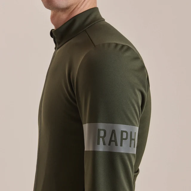 Rapha Men's Pro Team Thermal Jakke Bottle Green, Str. L 