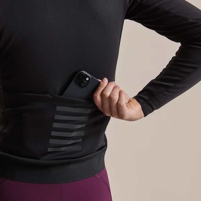 Rapha W's Pro Team Thermal Jakke Black/Black, Str. S 