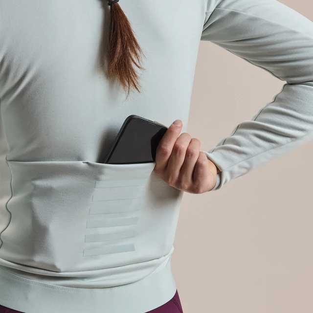 Rapha W's Pro Team Thermal Jakke Grey/White, Str. L 