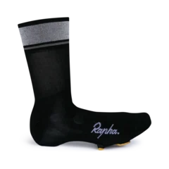 Rapha Reflective Oversocks Skotrekk Black/White, Str. L