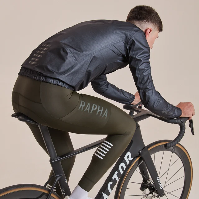 Rapha Men's Pro Team Gore-Tex Regnjakke Black/Black, Str. L 