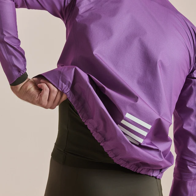 Rapha Men's Pro Team Gore-Tex Regnjakke Deep Magenta/White, Str. S 