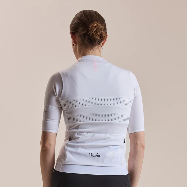 Rapha W's Brevet Merino Trøye III White/Silver, Str. XS 