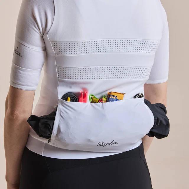 Rapha W's Brevet Merino Trøye III White/Silver, Str. XS 