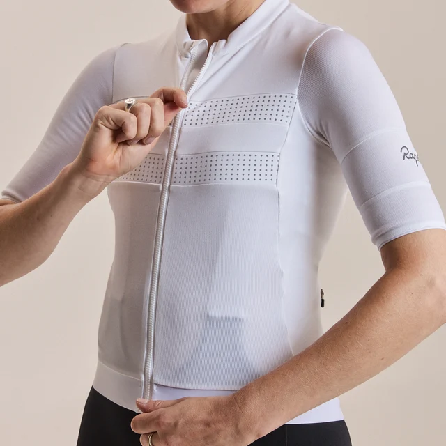 Rapha W's Brevet Merino Trøye III White/Silver, Str. XS 