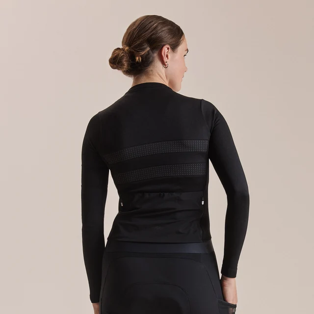 Rapha W's Brevet LS Merino Trøye Black/Black, Str. XS 