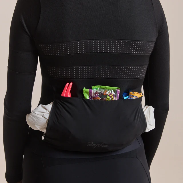 Rapha W's Brevet LS Merino Trøye Black/Black, Str. XS 