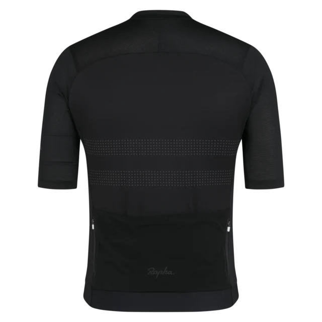 Rapha Men's Brevet Lightweight Trøye III Black/White, Str. M 