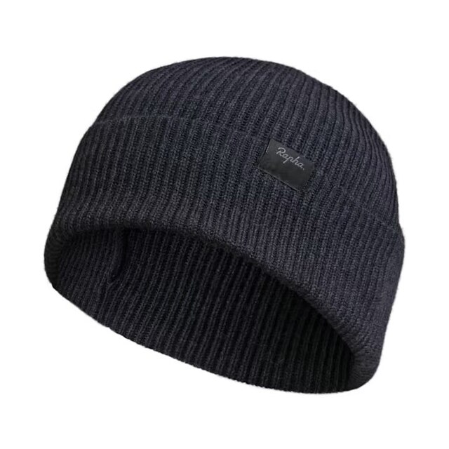 Rapha Logo Lue Charcoal, 100% Merino ull 