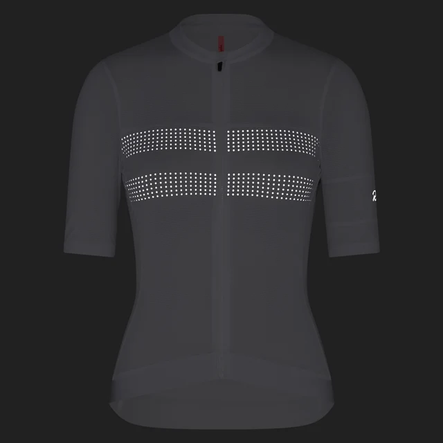 Rapha W's Brevet Lightweight Trøye III White/Silver, Str. S 