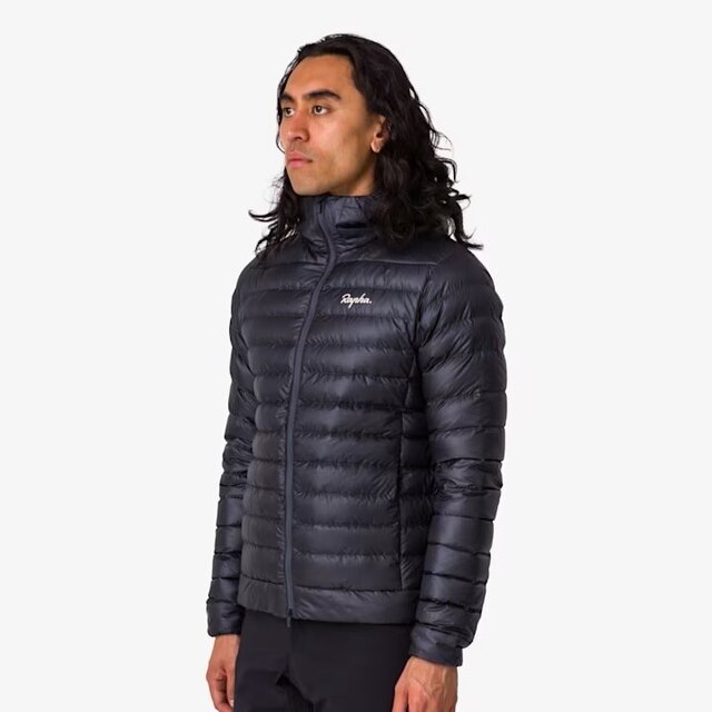 Rapha Men's Explore Dunjakke Black/Dark Navy, Str. L 