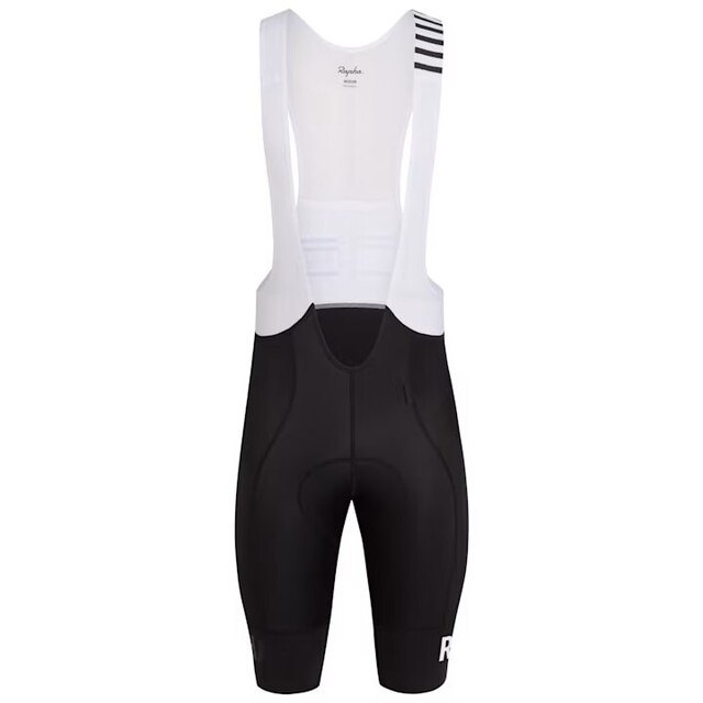 Rapha Men's Pro Team Long Bib Shorts Black/White, Str. M 