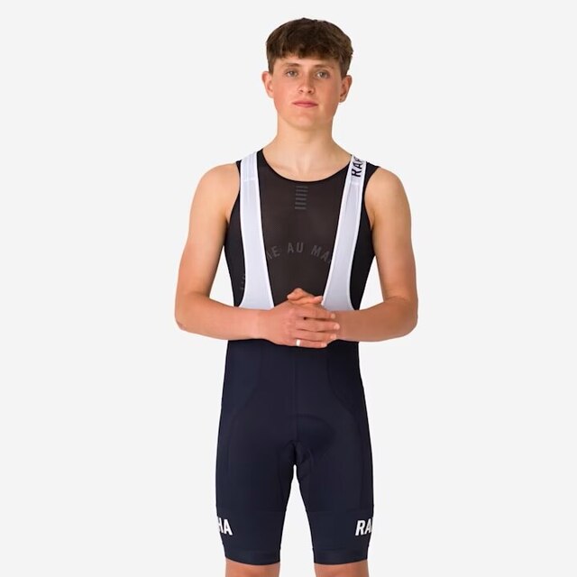 Rapha Men's Pro Team Training Bib Shorts Dark Navy/White, Str. L 