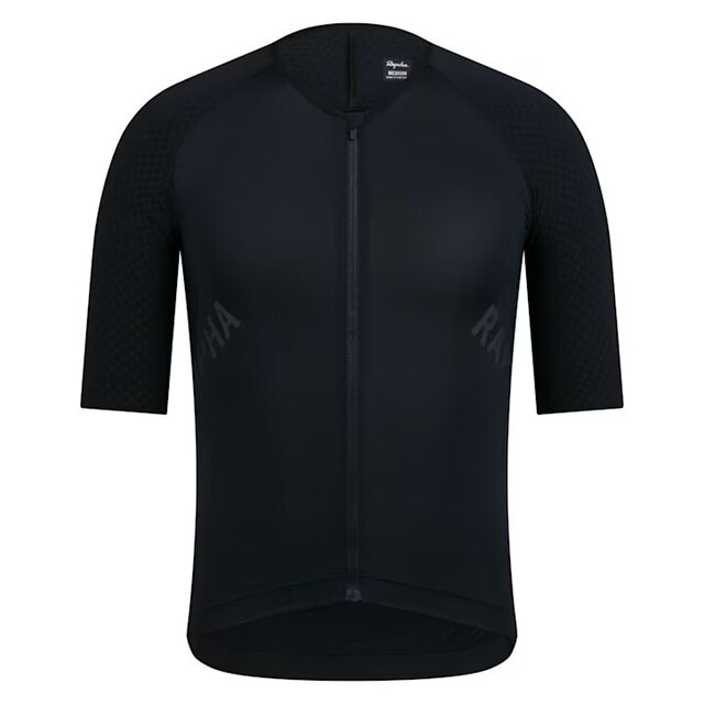 Rapha Men's Pro Team Aero Sykkeltrøye Black/Grey, Str. L 