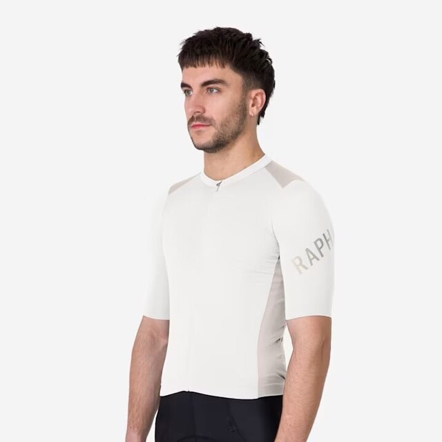 Rapha Men's Pro Team Training Trøye White Alyssum/Gray, Str. M 