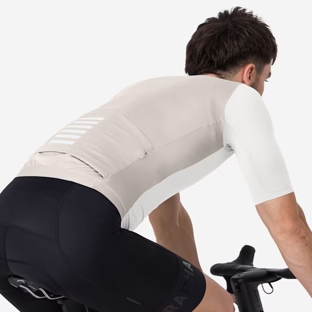 Rapha Men's Pro Team Training Trøye White Alyssum/Gray, Str. M 