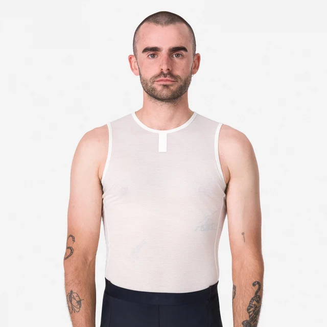 Rapha Men's Merino LW SL Undertrøye Cream/White, Str. XS 