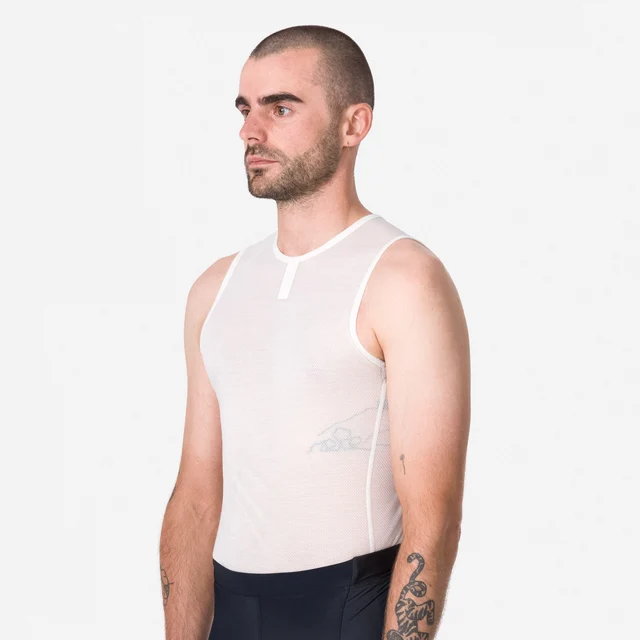 Rapha Men's Merino LW SL Undertrøye Cream/White, Str. XS 