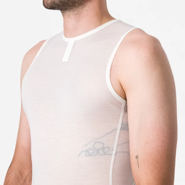 Rapha Men's Merino LW SL Undertrøye Cream/White, Str. XS 