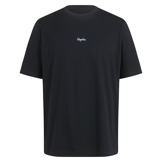 Rapha Men's Cotton T-shirt Black/White, Str. L 